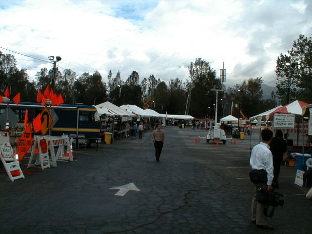 Looking toward the Fire Department and CERT displays