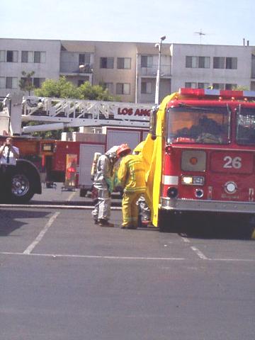 Suiting Up for work Inside Perimeter