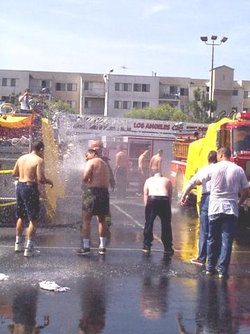 The Wash-Down Begins