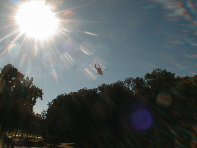 Helicopter Farewell Fly-By