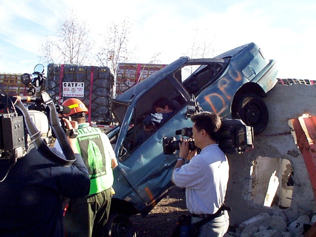 There was lots of press there!