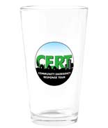 CERT Drinking Glass