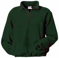Badget Fleece Jacket-pullover-green
